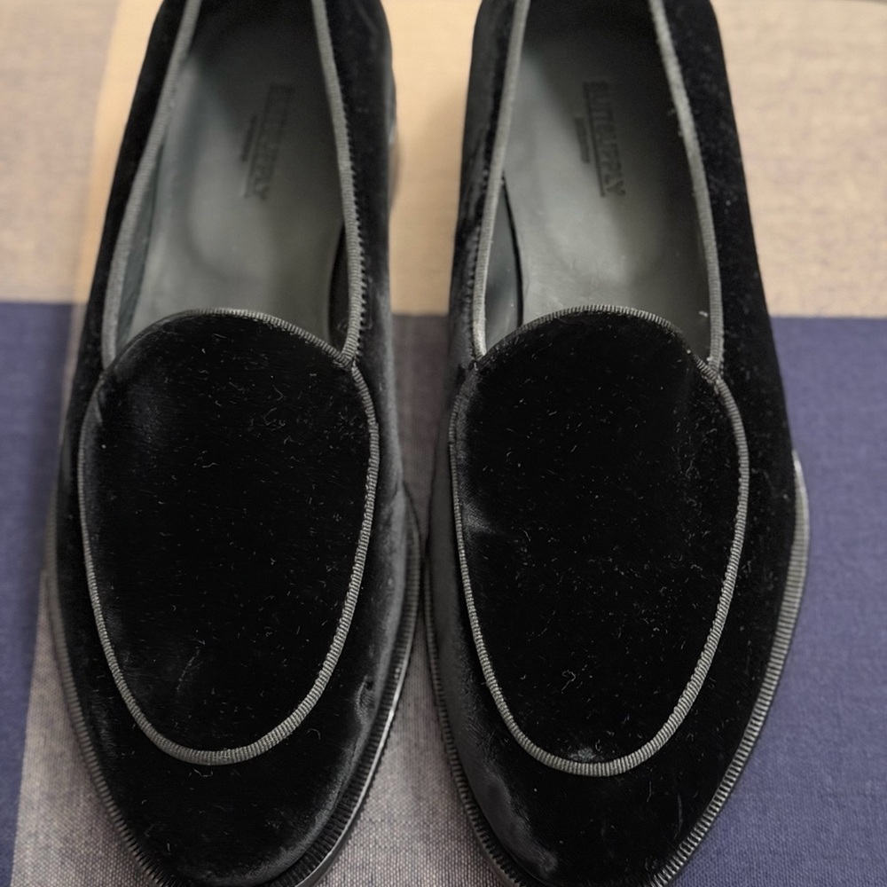 Suitsupply Black Velvet Loafers